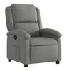 vidaXL Recliner Chair Dark Grey Fabric (100% polyester), metal, plywood