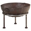 vidaXL Rustic Fire Pit &Oslash; 15.7" Iron
