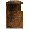 vidaXL Wall Cabinet Smoked Oak Engineered Wood Medium Wall Mounting