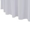 vidaXL 2 pcs Stretch Table Covers with Skirt 59.1x29.1" White