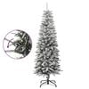 vidaXL Christmas Tree White, Green PVC, PE, Steel 59.1 in
