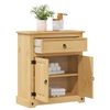 vidaXL Bathroom Cabinet Honey