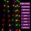 vidaXL Curtain Fairy Light Colorful Plastic Large