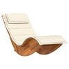 vidaXL Sun Lounger 2 pcs Brown 60 x 154 x 74cm Solid Acacia wood