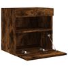 vidaXL TV Wall Cabinet Smoked oak Engineered wood