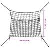 vidaXL Hay Net Set of 2 Black PP (Polypropylene) 39.4 x 35.4 in