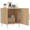 vidaXL Bedside Cabinet Set of 2 Sonoma oak Engineered wood, iron