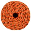vidaXL Boat Rope Orange 0.39 " 328.1 ' Polypropylene