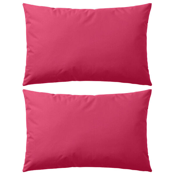 vidaXL Patio Pillows 2 pcs 23.6x15.7" Pink