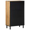 vidaXL Highboard Mango desert brown Solid Mango Wood Slim Highboard