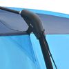 vidaXL Pool Tent Blue Fabric with PA coating, Steel
