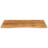 vidaXL Desk Top Natural Mango Wood Solid rough mango wood