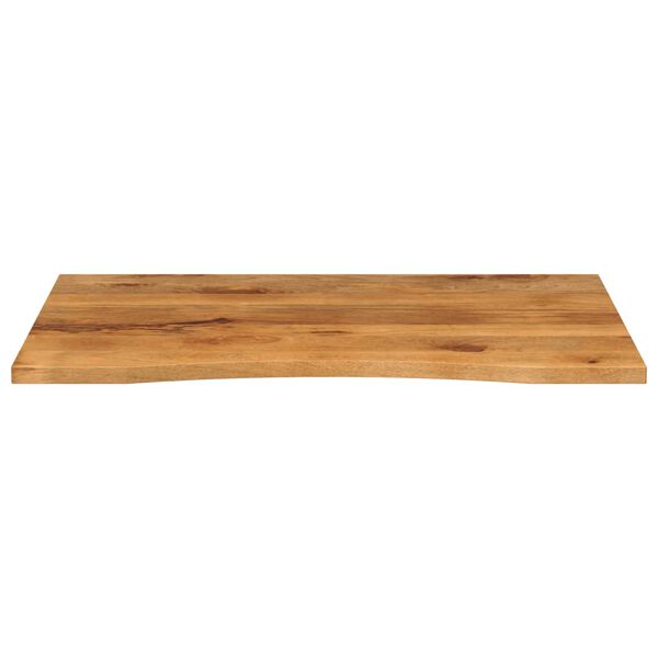 vidaXL Desk Top Natural Mango Wood Solid rough mango wood