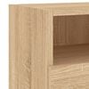 vidaXL TV Wall Cabinet Sonoma oak Engineered wood 23.6x11.8x11.8 in