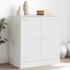 vidaXL Sideboard White Cold-rolled steel Medium Sideboard Rectangular