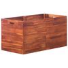 vidaXL Raised Bed Natural Acacia Acacia Wood 39.4 x 19.7 x 19.7 in