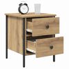 vidaXL Bedside Cabinet with Drawer artisan oak 40 x 42 x 50 cm