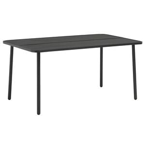 vidaXL Outdoor Table Dark Grey E-coated and powder-coated steel