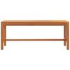 vidaXL Garden Bench Natural Eucalyptus Solid eucalyptus wood Medium