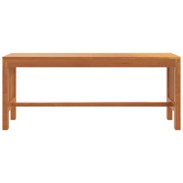 vidaXL Garden Bench Natural Eucalyptus Solid eucalyptus wood Medium