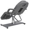 vidaXL Treatment Chair Grey Faux Leather (100% PVC), Iron Large