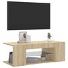 vidaXL TV Cabinet Sonoma oak Engineered wood Medium TV Cabinet