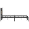 vidaXL Bed Frame Sonoma Oak Engineered wood, Steel Full Bed Frame