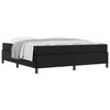 vidaXL Bed Frame with Mattress Black 70.87 x 78.74 in Fabric