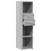 vidaXL Highboard Gray Sonoma Engineered Wood Tall Highboard