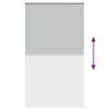 vidaXL Roller Blind Light Gray 100% Polyester, Aluminum top rail