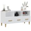 vidaXL TV Stand White 40.2"x14.2"x19.7" Engineered Wood