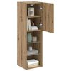 vidaXL TV Cabinet Artisan Oak Engineered wood, glass 12.0x11.8x40.2 in