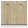 vidaXL Bottom Cabinet Sonoma Oak Engineered Wood Medium Bottom Cabinet