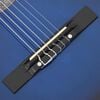 vidaXL 12 Piece Western Classical Guitar Set with 6 Strings Blue 38"