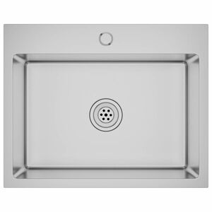 vidaXL Handmade Kitchen Sink Stainless Steel