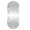 vidaXL Wall Mirror With LED Light Transparent, Warm White, Cold White