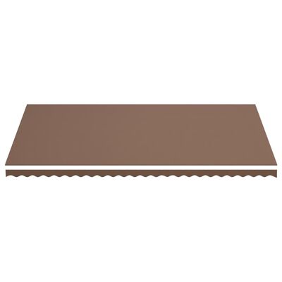 vidaXL Replacement Fabric for Awning Brown 19.7'x11.5'