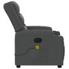 vidaXL Massage Recliner Chair Dark Grey