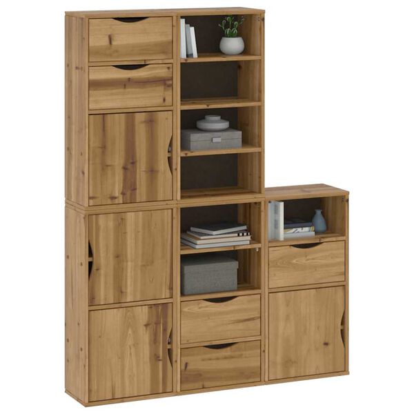 vidaXL Side Cabinet Honey brown