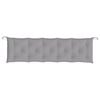 vidaXL Garden Bench Cushion Grey Oxford fabric, Hollow fiber 70.9x19.7 in