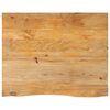 vidaXL Table Top Natural Solid mango wood 35.4 x 31.5 in Durable