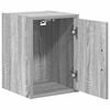 vidaXL Garage Wall Cabinet Grey Sonoma Engineered Wood