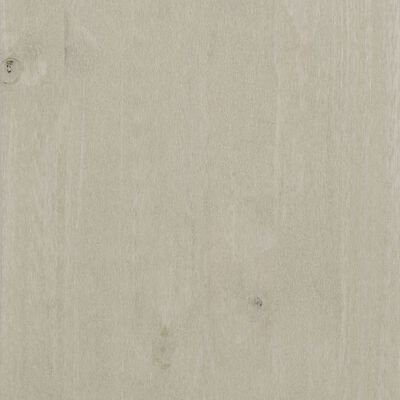 vidaXL CD Cabinet HAMAR White 17.7"x7.1"x39.4" Solid Wood Pine