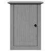 vidaXL Bathroom Furniture Set Gray Solid pinewood and engineered wood