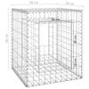 vidaXL Gabion Basket Post 19.7"x19.7"x23.6" Iron