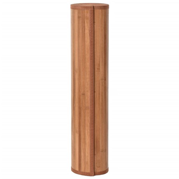 vidaXL Rug Natural Bamboo, Polypropylene 23.6x196.9 in Rug Rectangular
