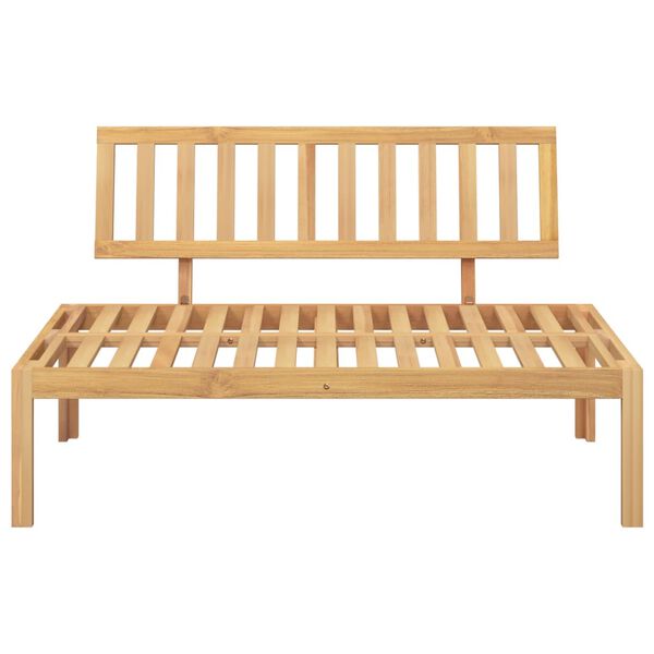 vidaXL Patio Pallet Middle Sofa Solid Wood Acacia