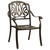 vidaXL Bistro Set Bronze Cast aluminum Standard Ergonomic Bistro Set