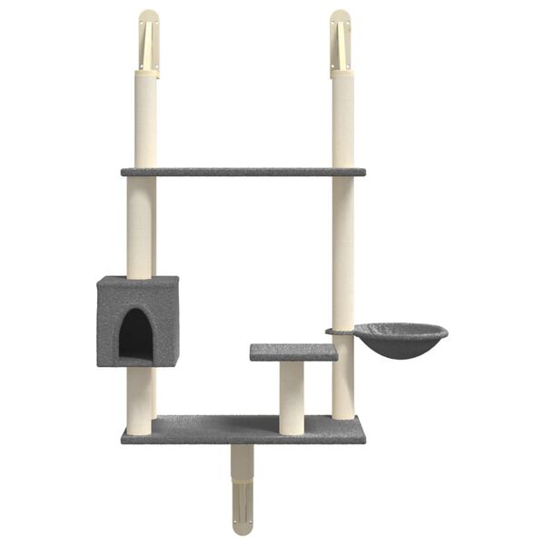 vidaXL Wall-mounted Cat Tree Dark grey