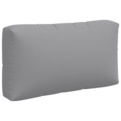 vidaXL Pallet Cushions 3 pcs Gray Fabric